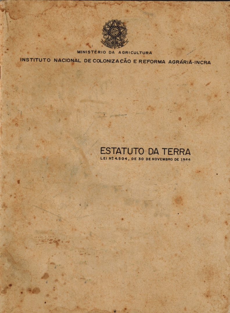 Estatuto da Terra; O que é? | Telededetritus